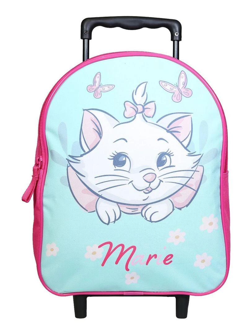 BAGTROTTER Sac à dos à roulettes 31 cm Disney Marie Les Aristochats Vert Vert