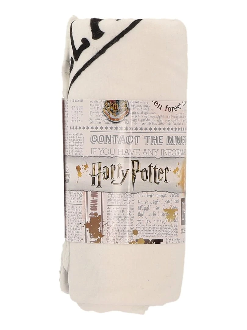 HARRY POTTER Plaid Harry Potter Poudlard 110x130 cm 100% Polyester Blanc Blanc