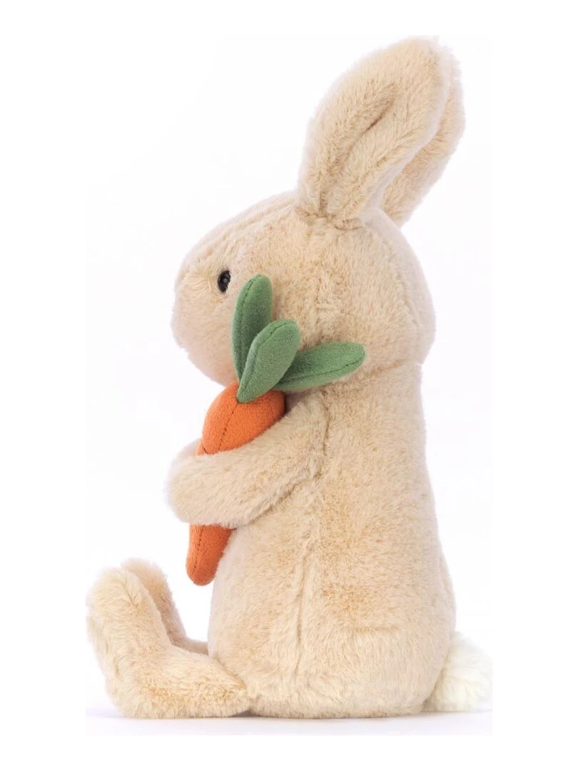 Peluche Bonnie Bunny with Carrot   L: 6 cm x l: 8 cm x h: 15 cm   Beige