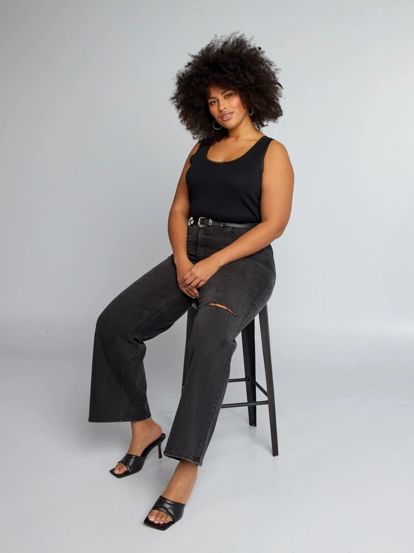 Jean wide leg Noir