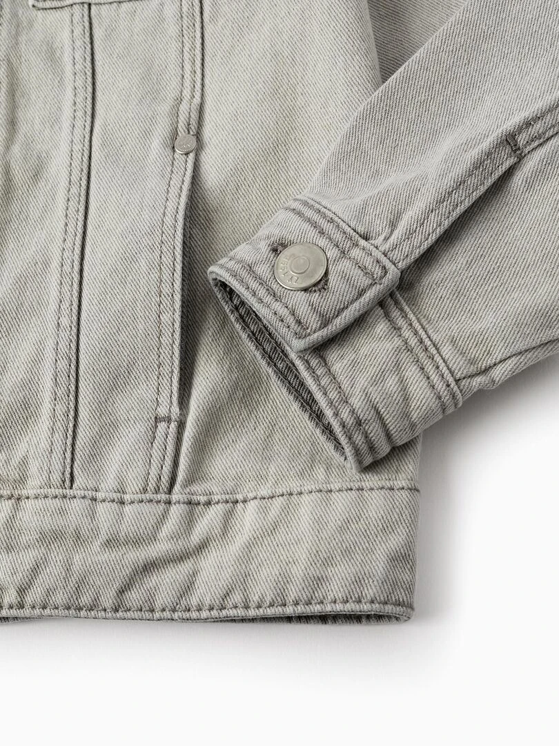 Veste en jean en coton pour garçon  SICILIAN DAYS   Vert