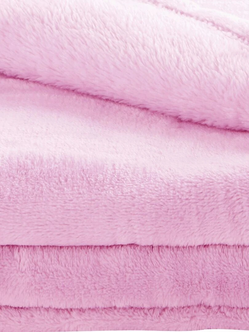 Couverture enfant en microfibre Rose clair