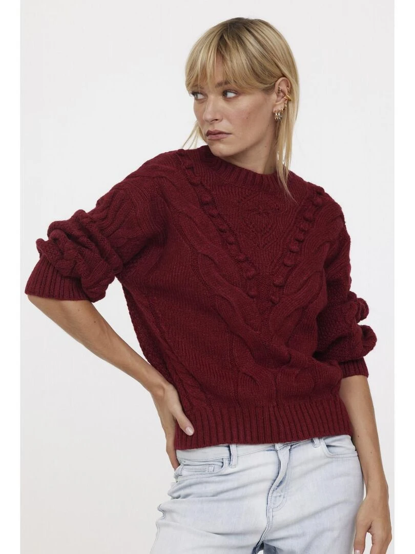 Lee Cooper Pull manches longues polyester regular CLISTE Rouge