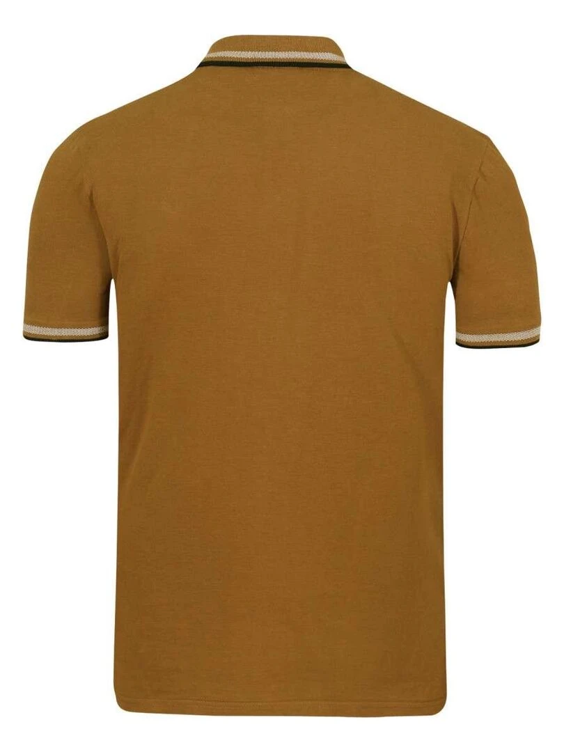KAPORAL Polo en maille piquée Camel