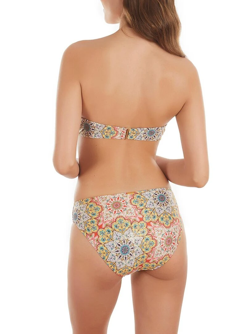 Bas maillot de bain bikini Mandala   Jaune