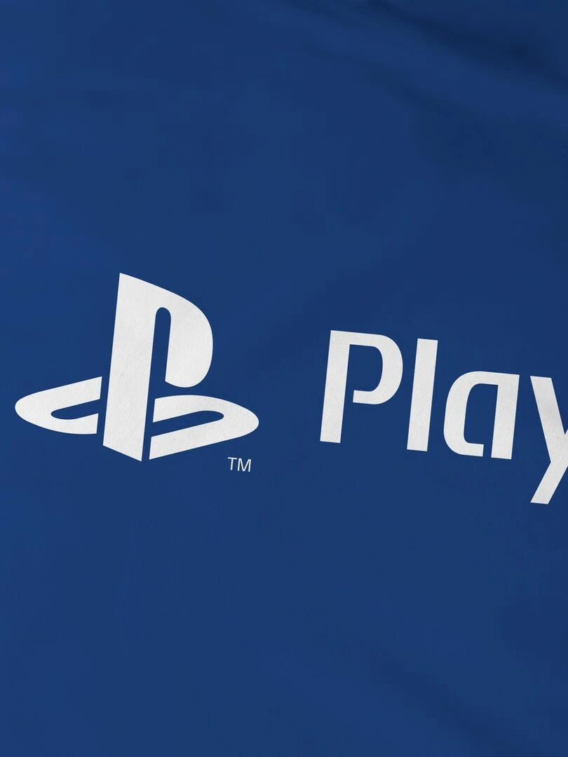Parure de lit imprimée 100% coton  PLAYSTATION GAME   Bleu