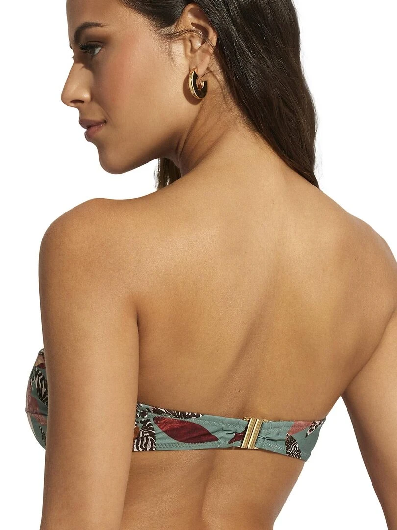 Haut maillot de bain bandeau Jamaica Vert