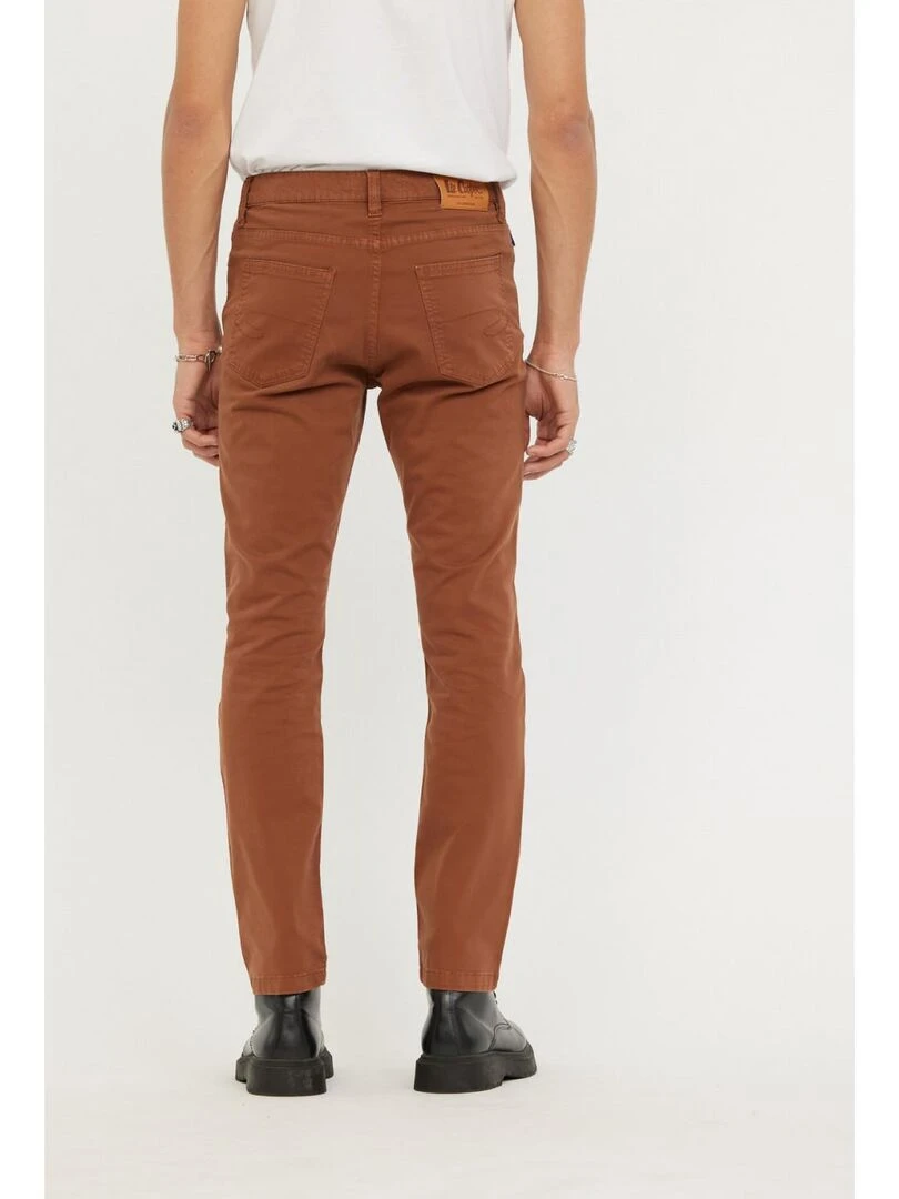 Lee Cooper   Pantalon coton straight LC126ZP 10395   Camel