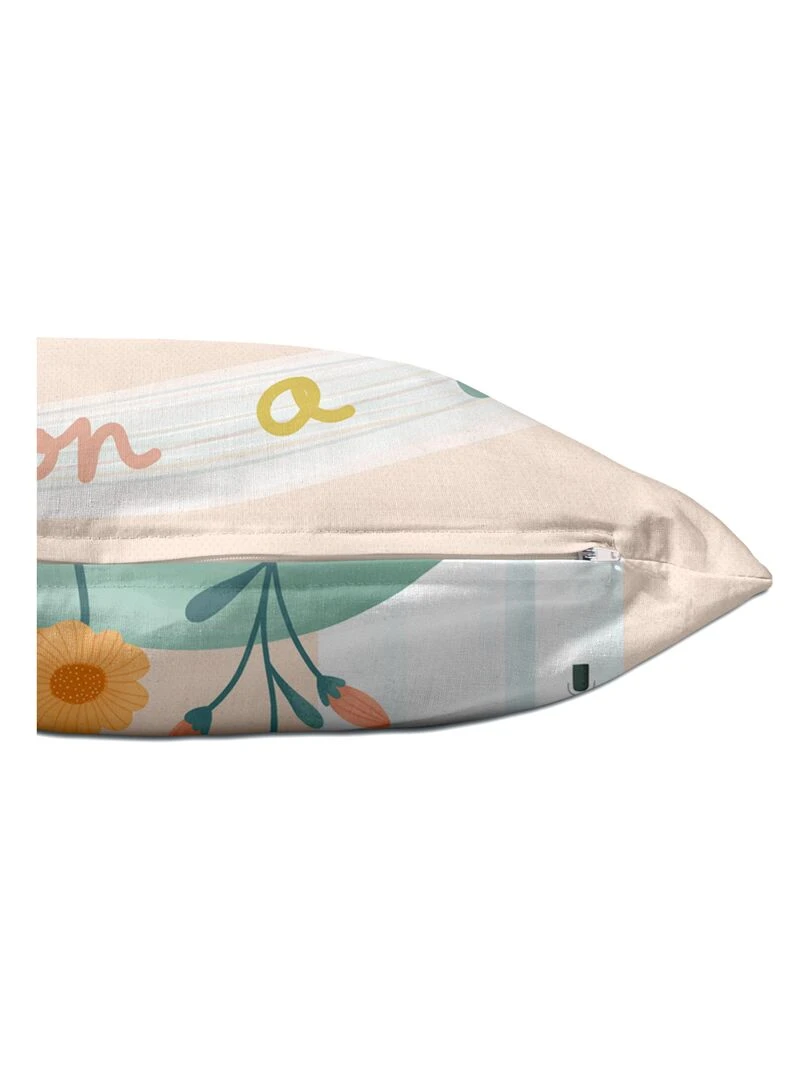 Housse de coussin Dreaming "Happyfriday"   Blanc