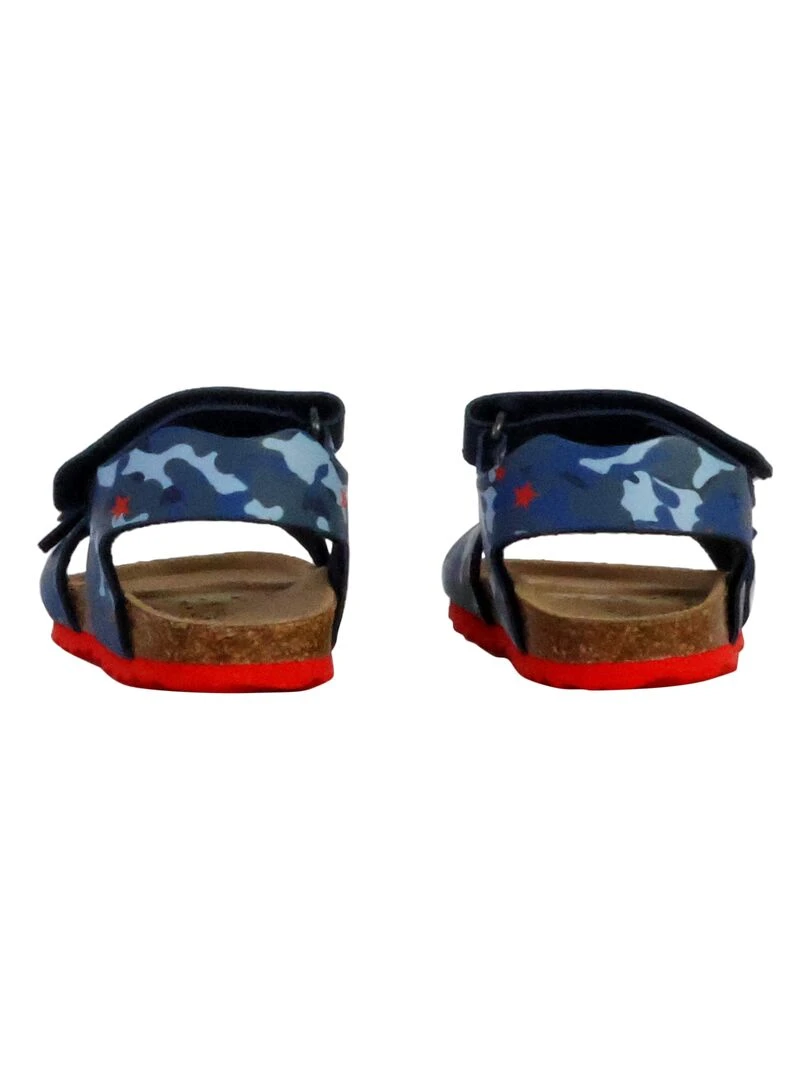 Sandale cuir enfant Geox Chalki   Bleu