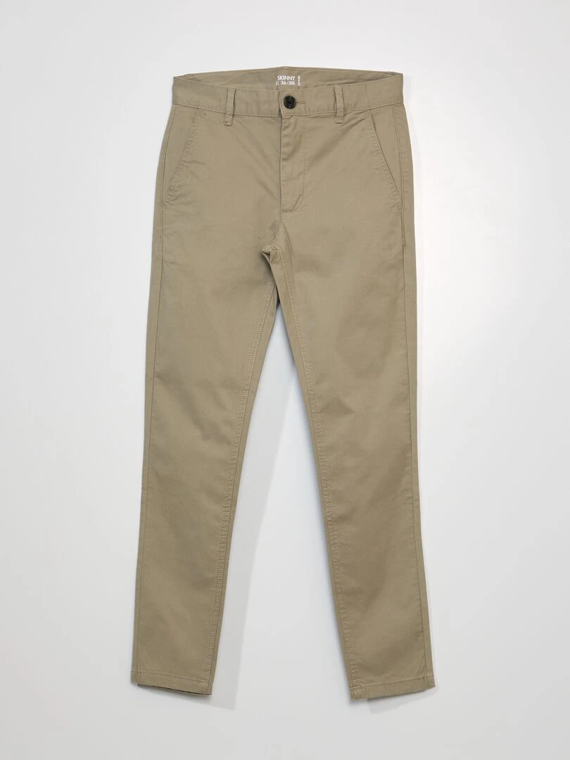 Chino skinny L30 Beige