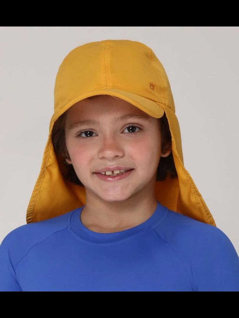 Casquette Legionario Teens Amarelo Queimado Upf50+ / UV Line Jaune