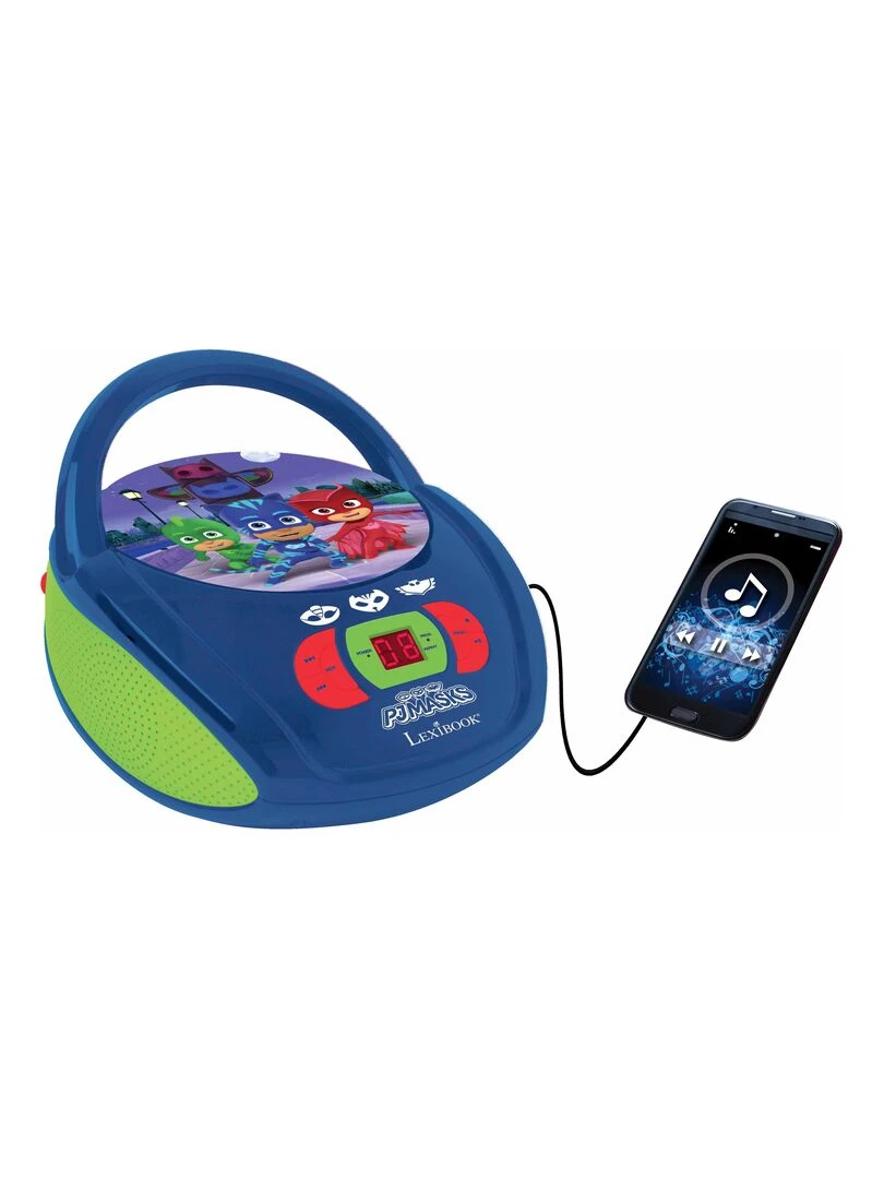 Lecteur Cd Portable Avec Prise Micro Pyjamasques   N/A