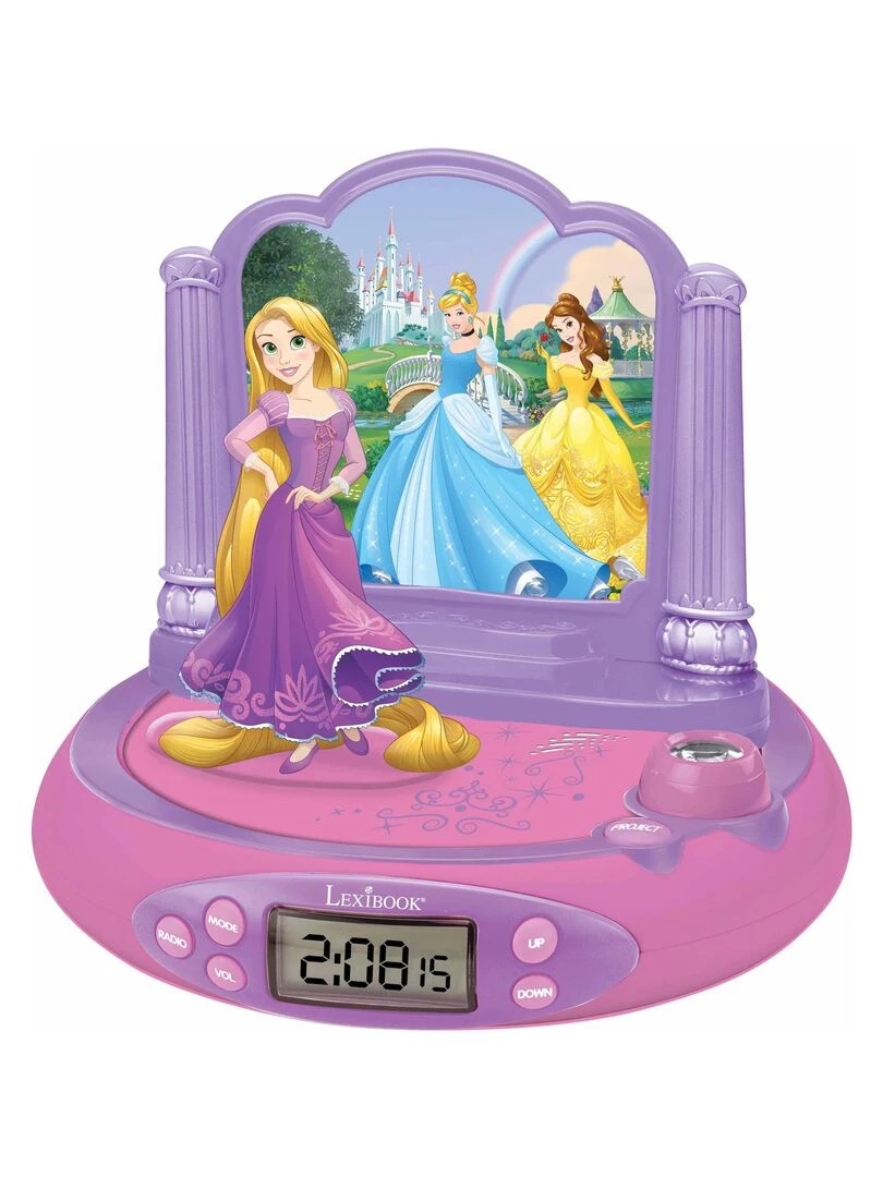 Réveil Projecteur Disney Princesses Raiponce En 3d Et Sons Magiques N/A