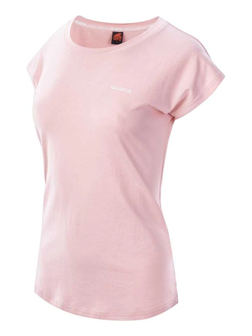 Iguana   T shirt NUKA   Rose clair