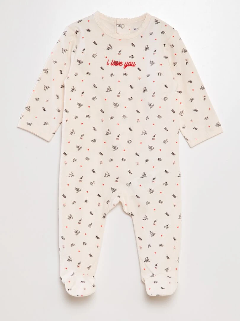 Pyjama dors bien en coton ROSE