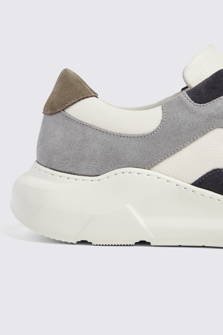 Brighton Grey & Khaki Chunky Trainers   Buy Online at Moss