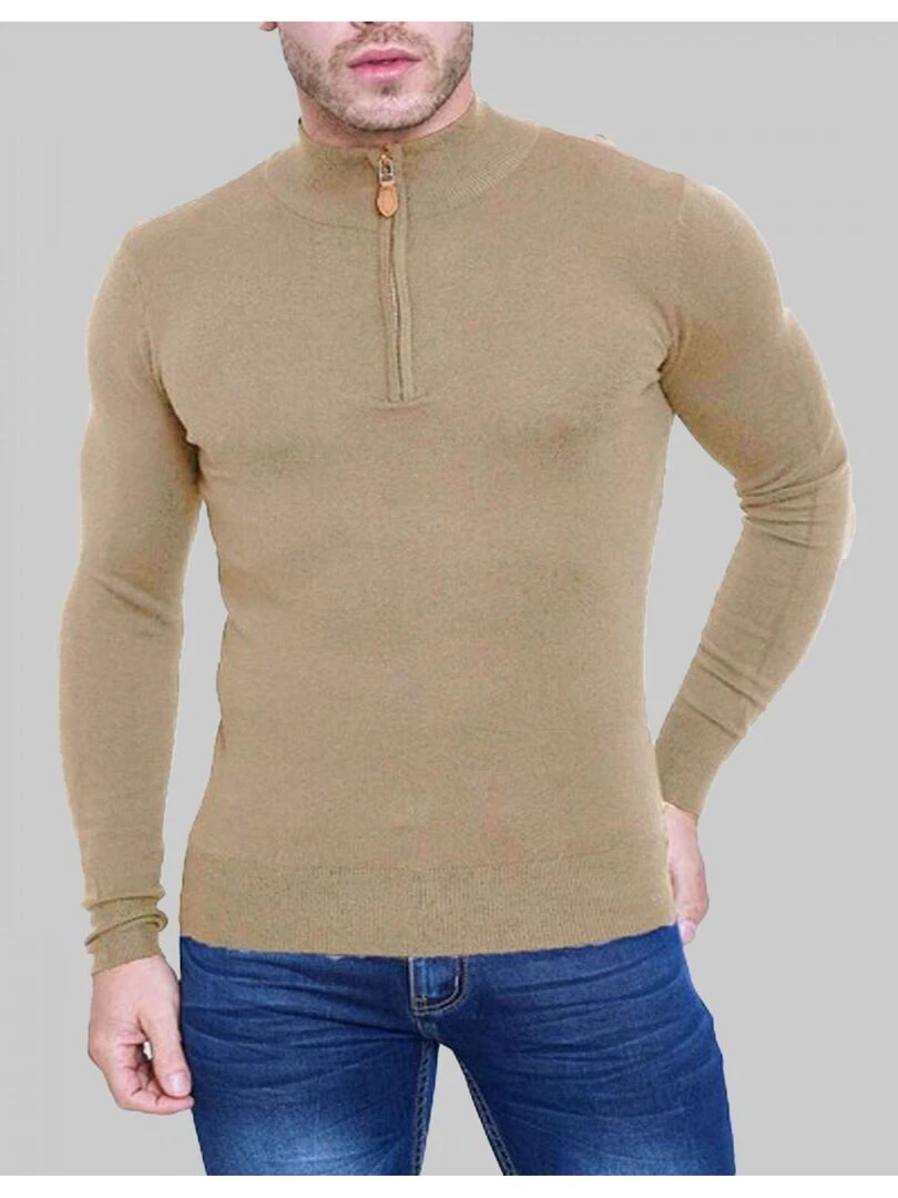 Pull Camioneur Kebello Beige