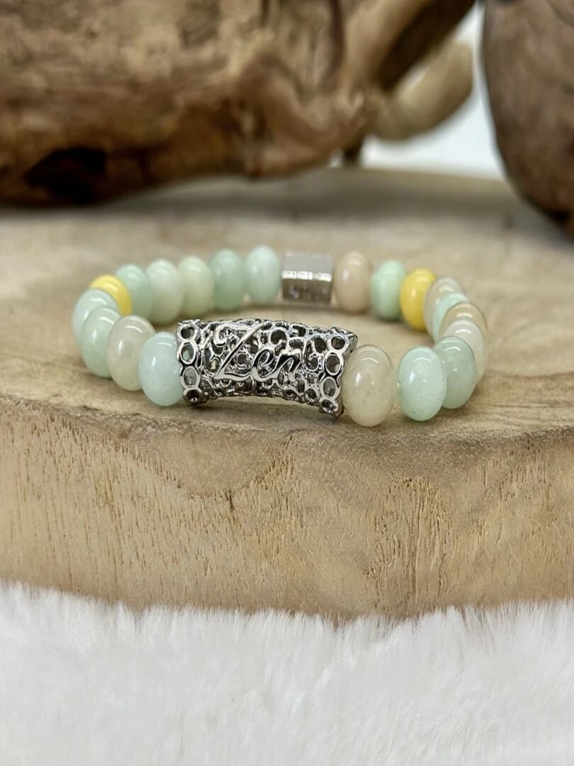 Bracelet Zen en Amazonite   Vert