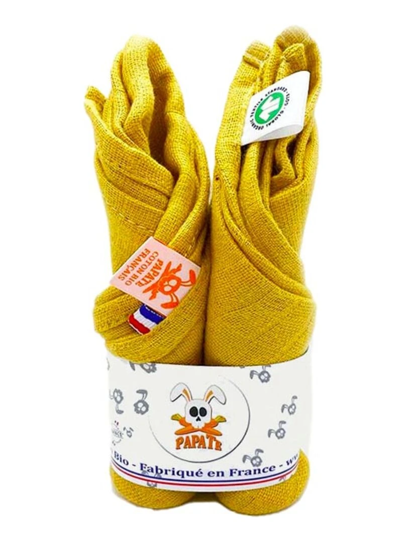 Langes En Coton Bio Honey Beige