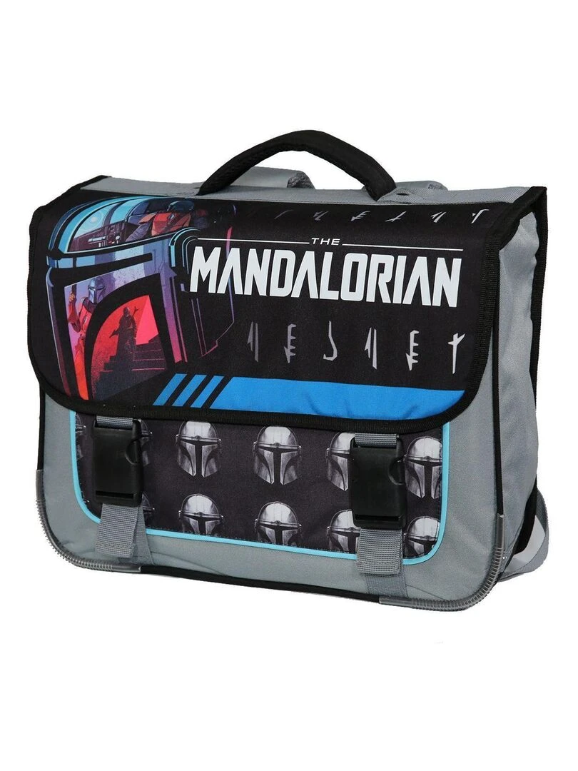 Cartable 38 cm Star Wars/The Mandalorian Noir et Gris Bagtrotter Gris Noir
