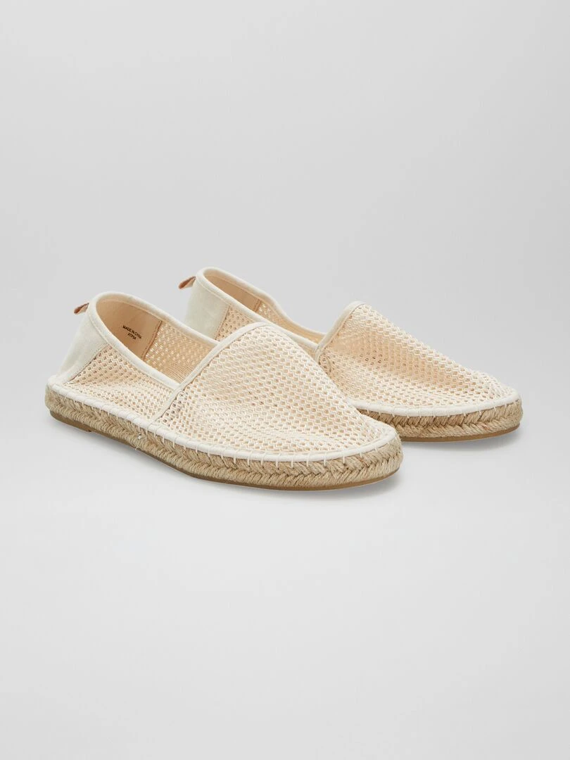 Espadrilles en jute BEIGE