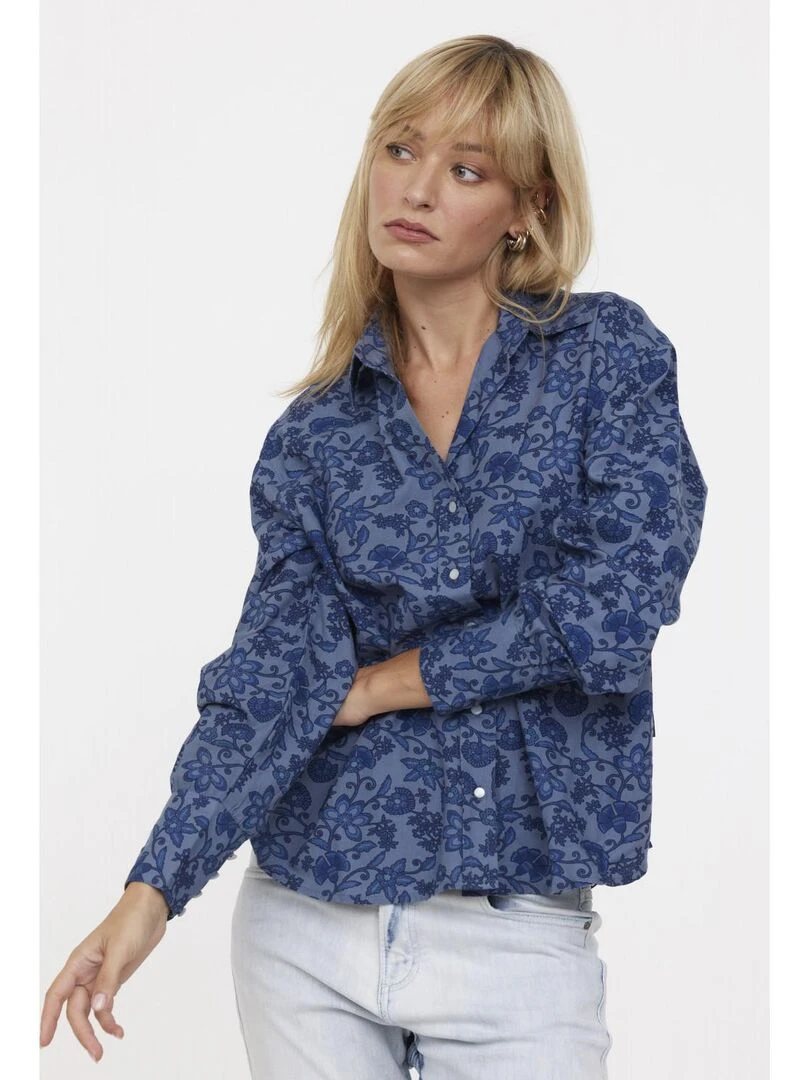 Lee Cooper Chemise manches longues coton regular DAISY Gris