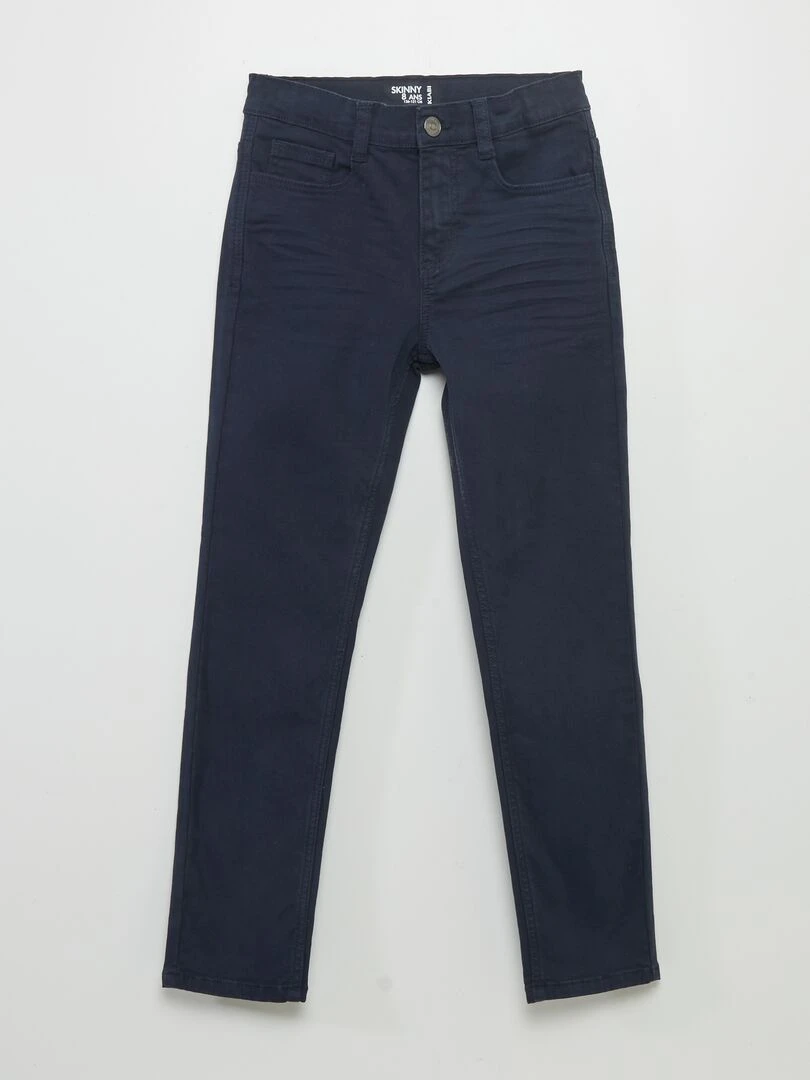 Jean skinny à 5 poches marine
