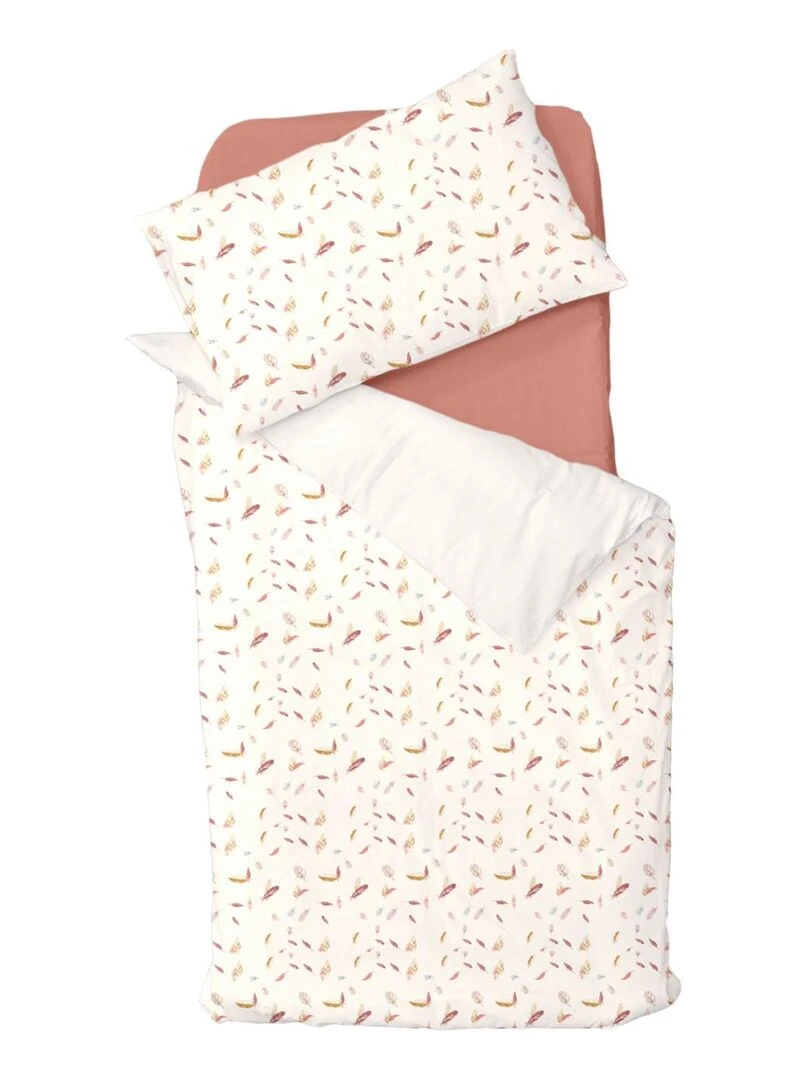 Parure de couette petites plumes Multicolore
