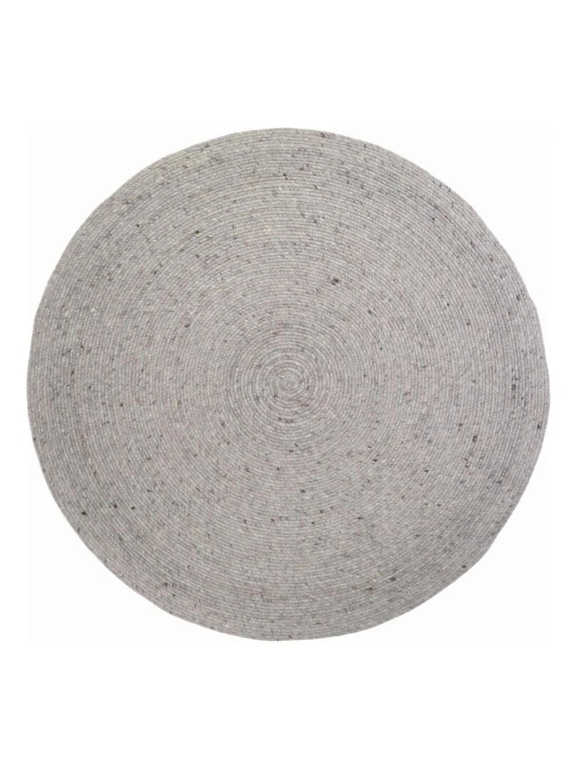 Tapis Coton Neethu Natural par Nattiot Ø 140 cm Nattiot Beige gris