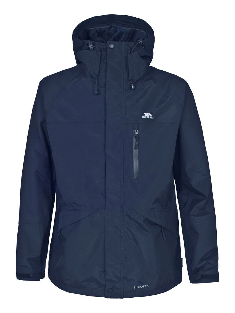 Trespass Corvo Manteau imperméable Bleu marine