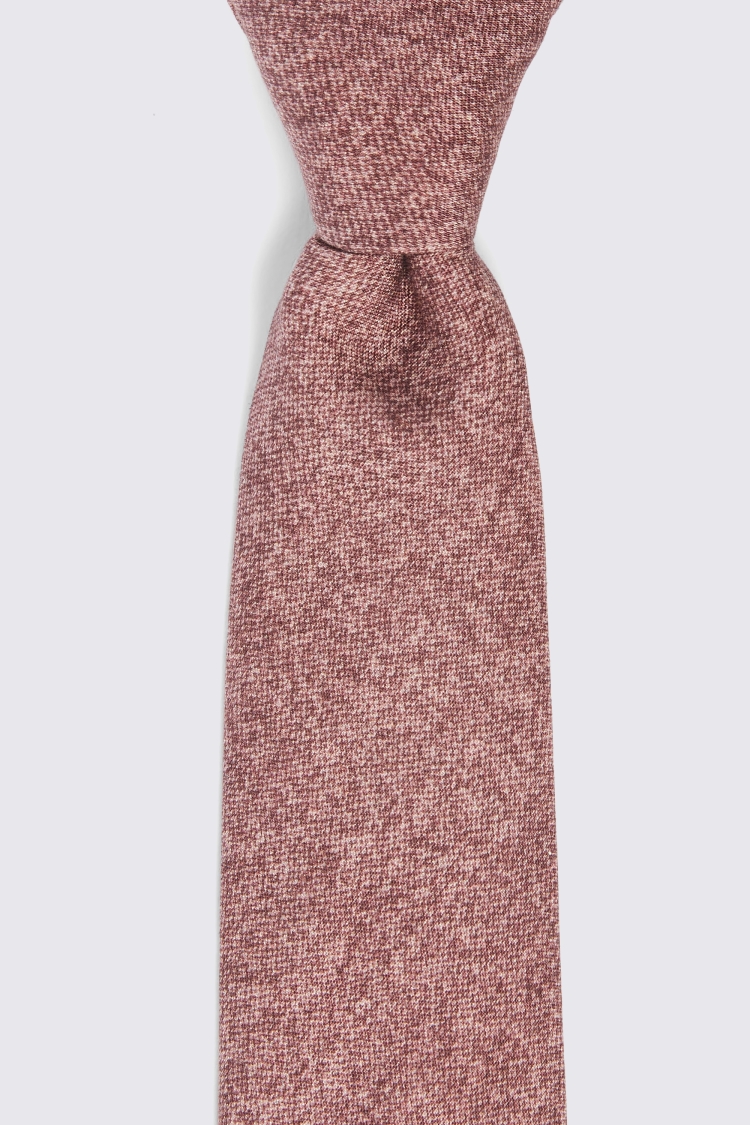 Bottinelli Rose Pink Silk Semi-Plain Tie Buy Online at Moss