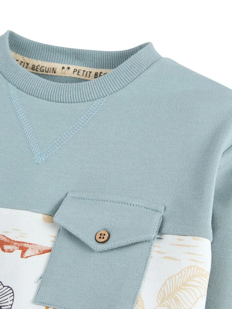 Sweat shirt enfant Atsou   Bleu