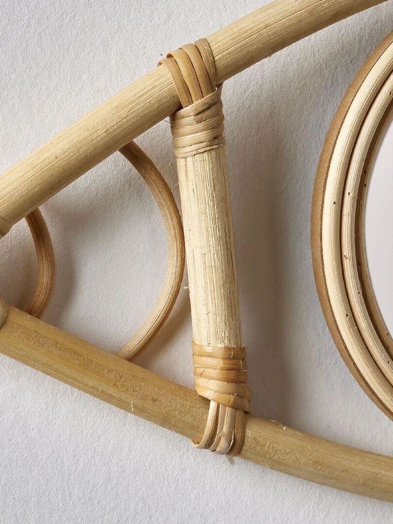 Miroir forme poisson BEACH HOUSE   Beige