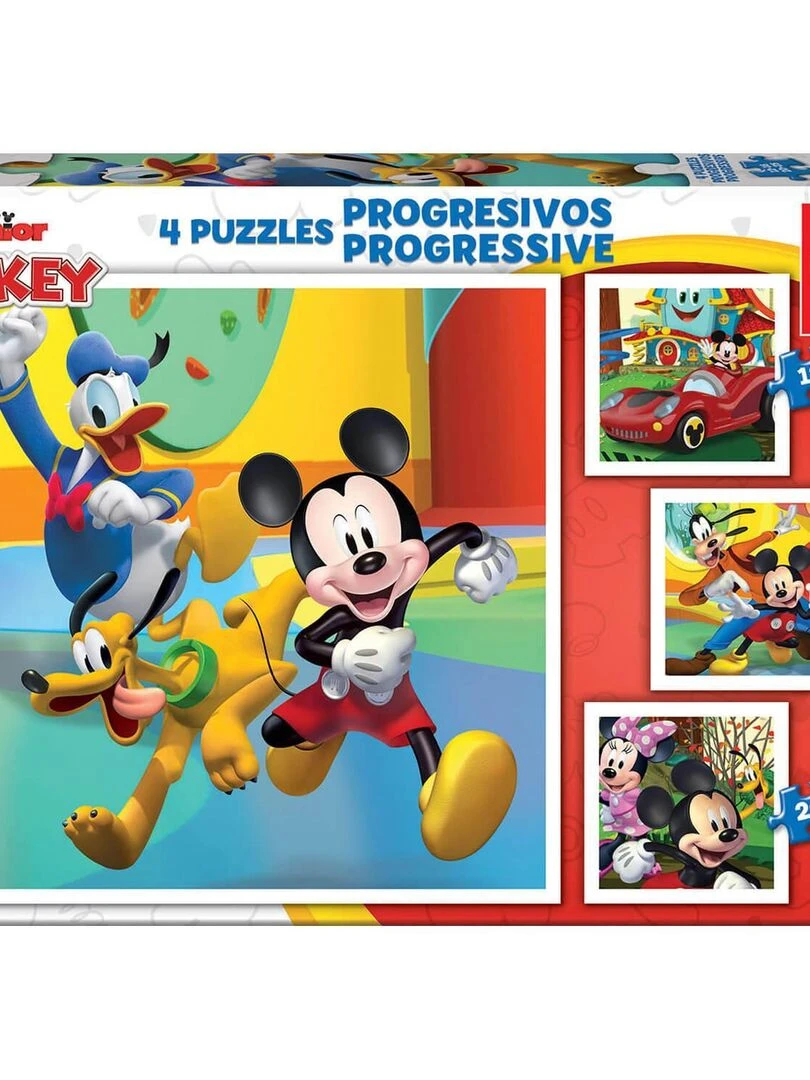 Puzzles Progressifs de 12 à 25 pièces : Mickey et ses amis N/A