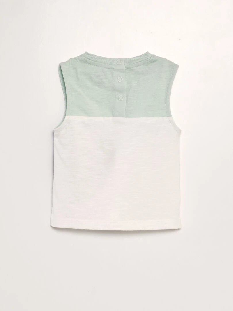 Ensemble débardeur + short 'Mickey'   2 pièces   Vert