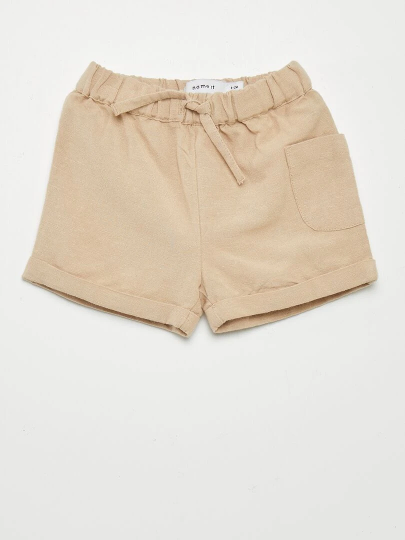 Short léger Beige