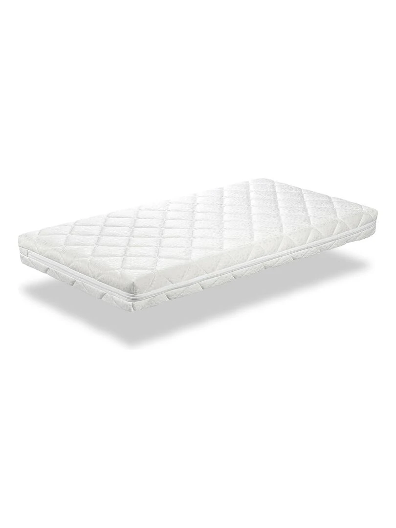 Matelas bebe BABY STAR épaisseur 11 CM Noyau perforé Blanc