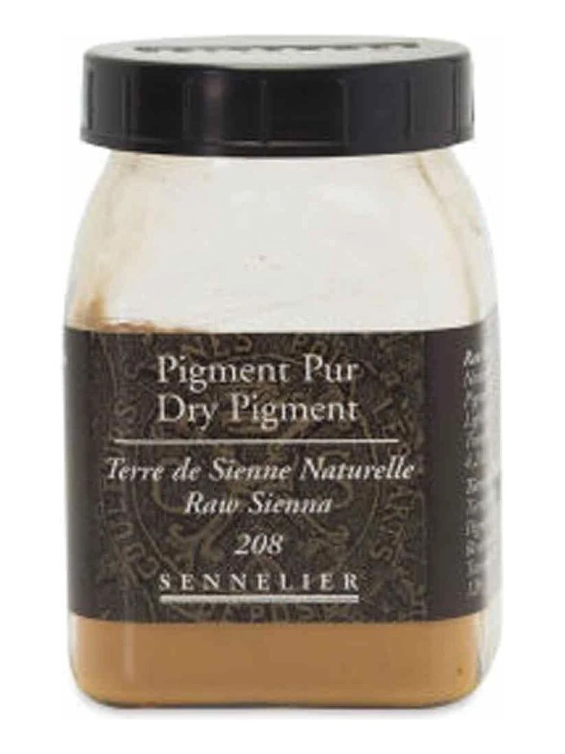Pigment pour création de peinture pot 120 g Terre de sienne naturelle N/A