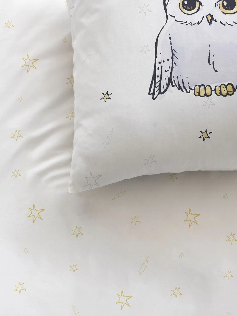 Parure de lit 'Harry Potter' 1 personne blanc