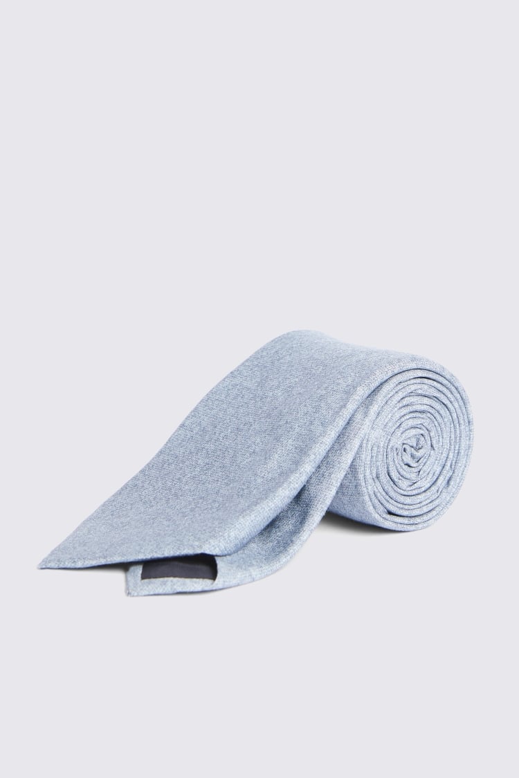 Bottinelli Sky Silk Semi-Plain Tie Buy Online at Moss