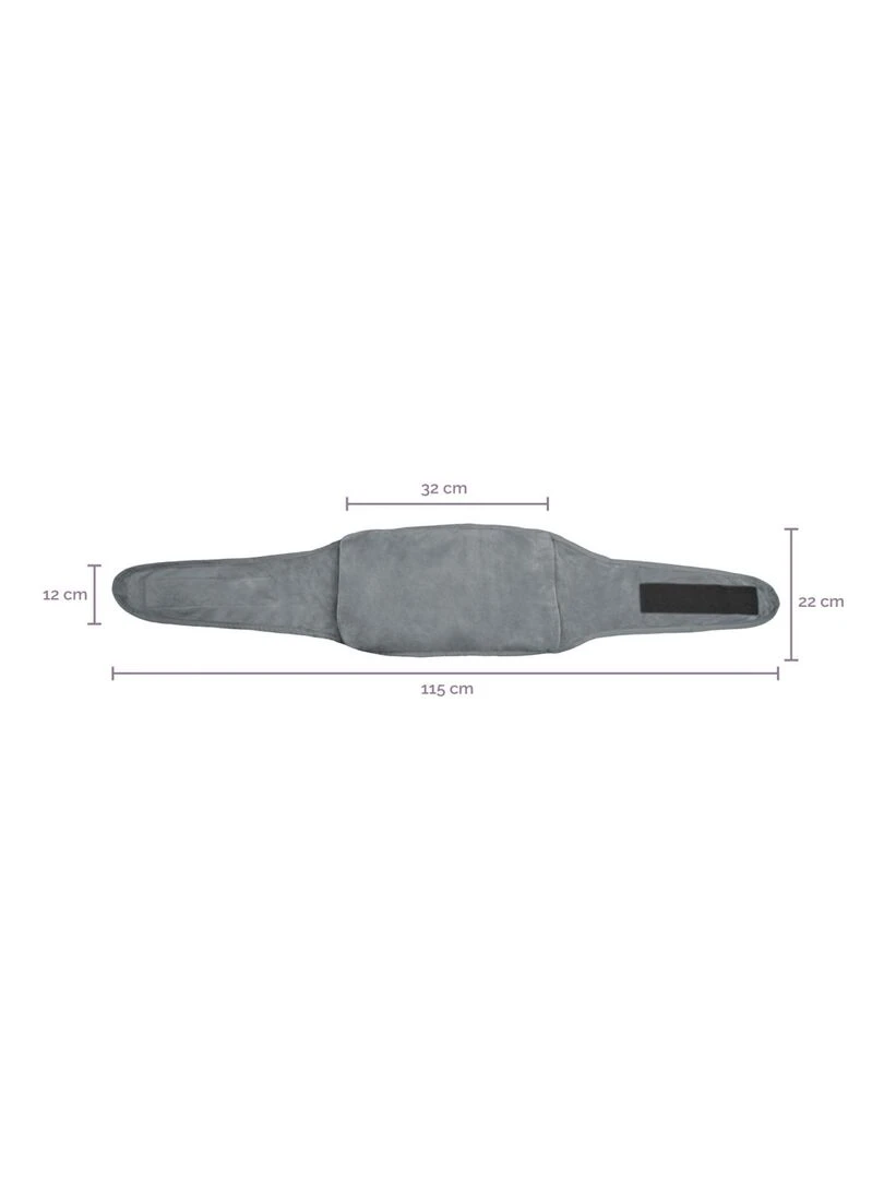 Chauffe mains manchon chauffant avec ceinture réglable Vivezen Gris