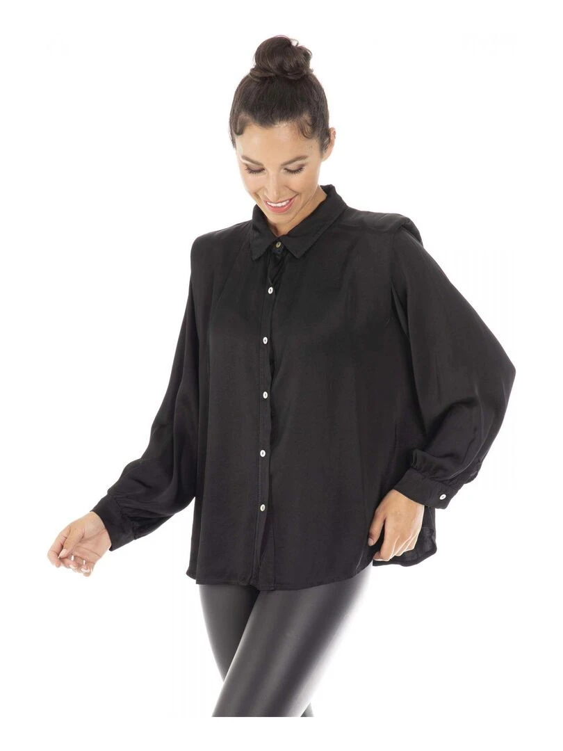 Chemisier chemise CHARLOTTE   Gérard Pasquier   Noir Noir