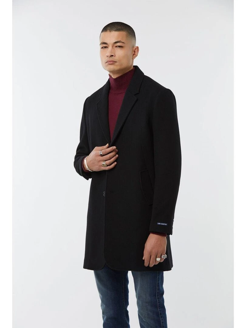 Lee Cooper Manteau laine FROMBE Noir