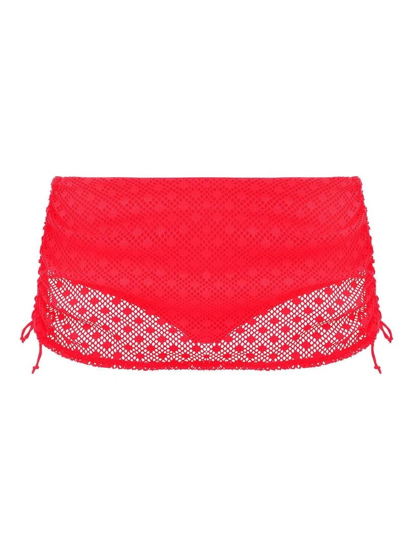 Culotte de bain avec jupe ajustable Bazaruto   Rouge