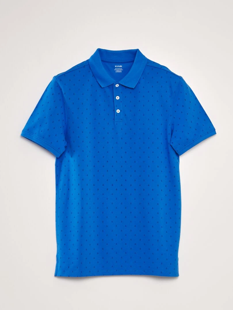 Polo fantaisie Bleu
