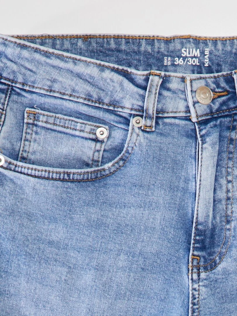 Jean slim   L30   Triple stone