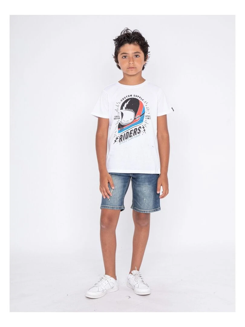 Bermuda en jean BELIF J   Bleu