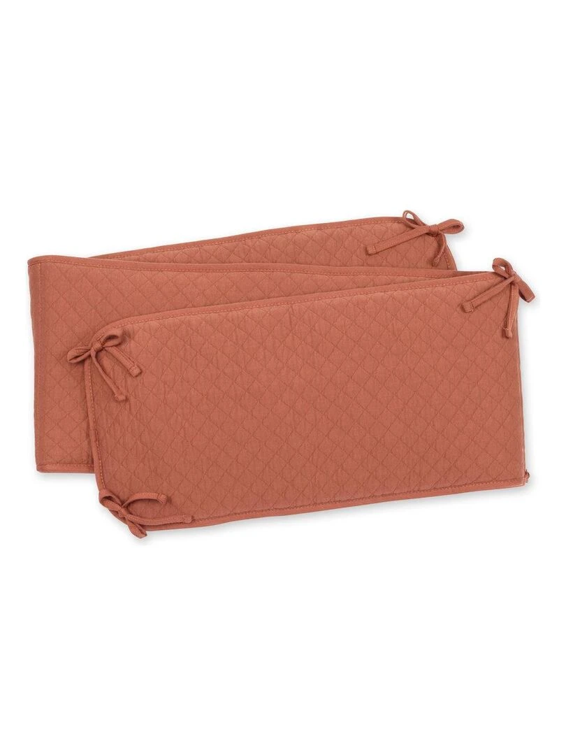 Bemini Tour de lit et parc Pady quilted jersey Beige foncé