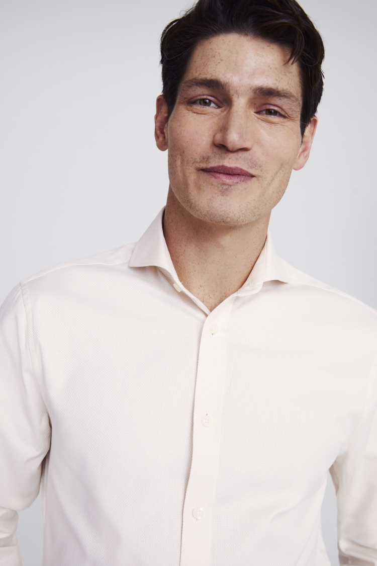 Tailored Fit Navy Poplin Shirt    Buy Online at Moss